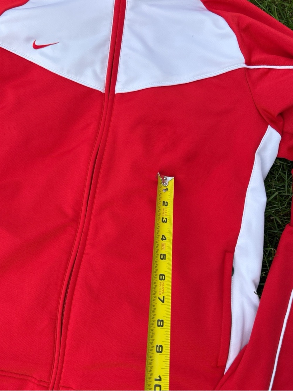 vintage Nike "The Athletic Dept" track jacket Size L Read DISCRIMINATION!! - Picture 2 of 7